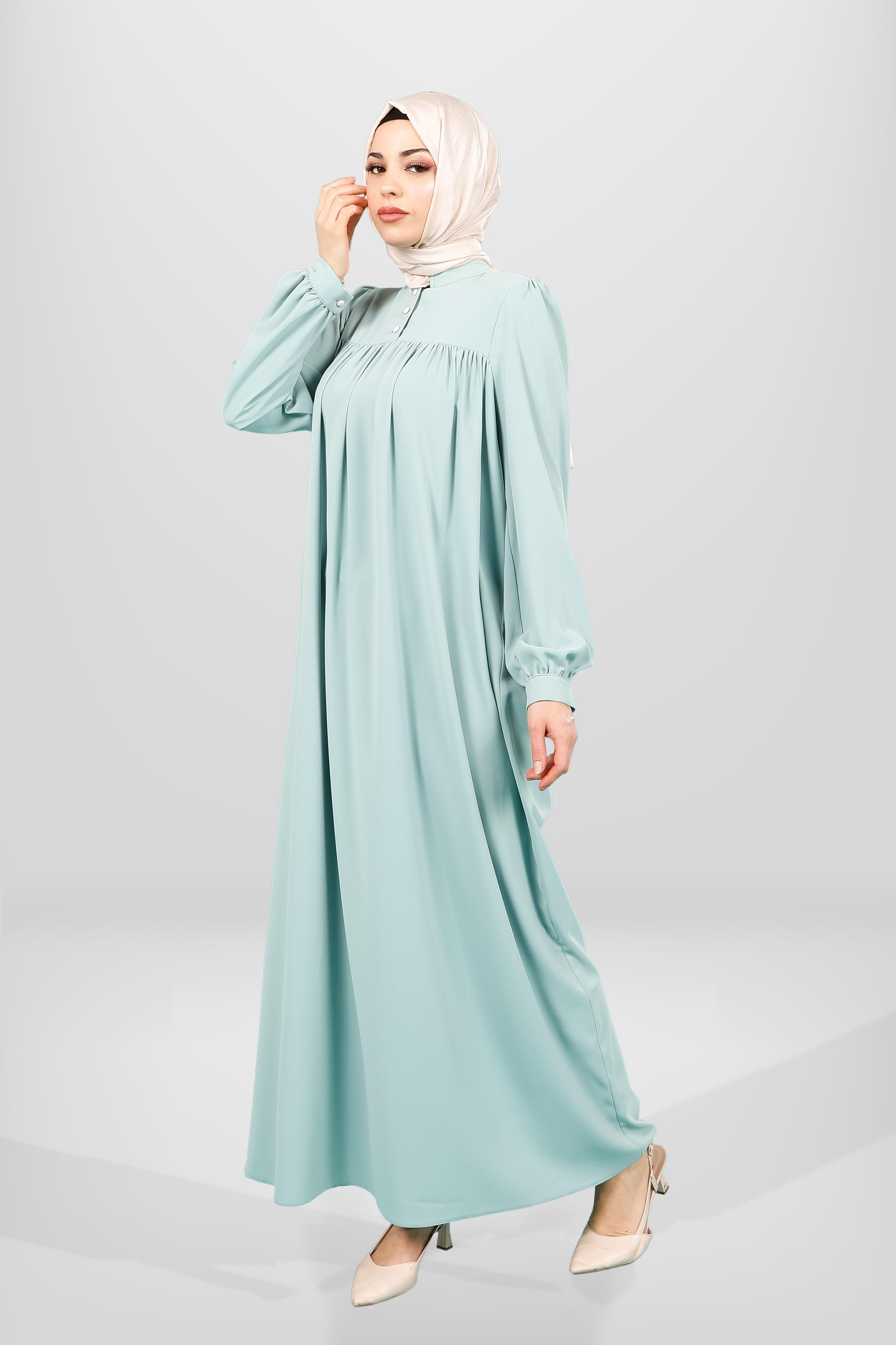 Markasız-5616 ELBİSE MİNT