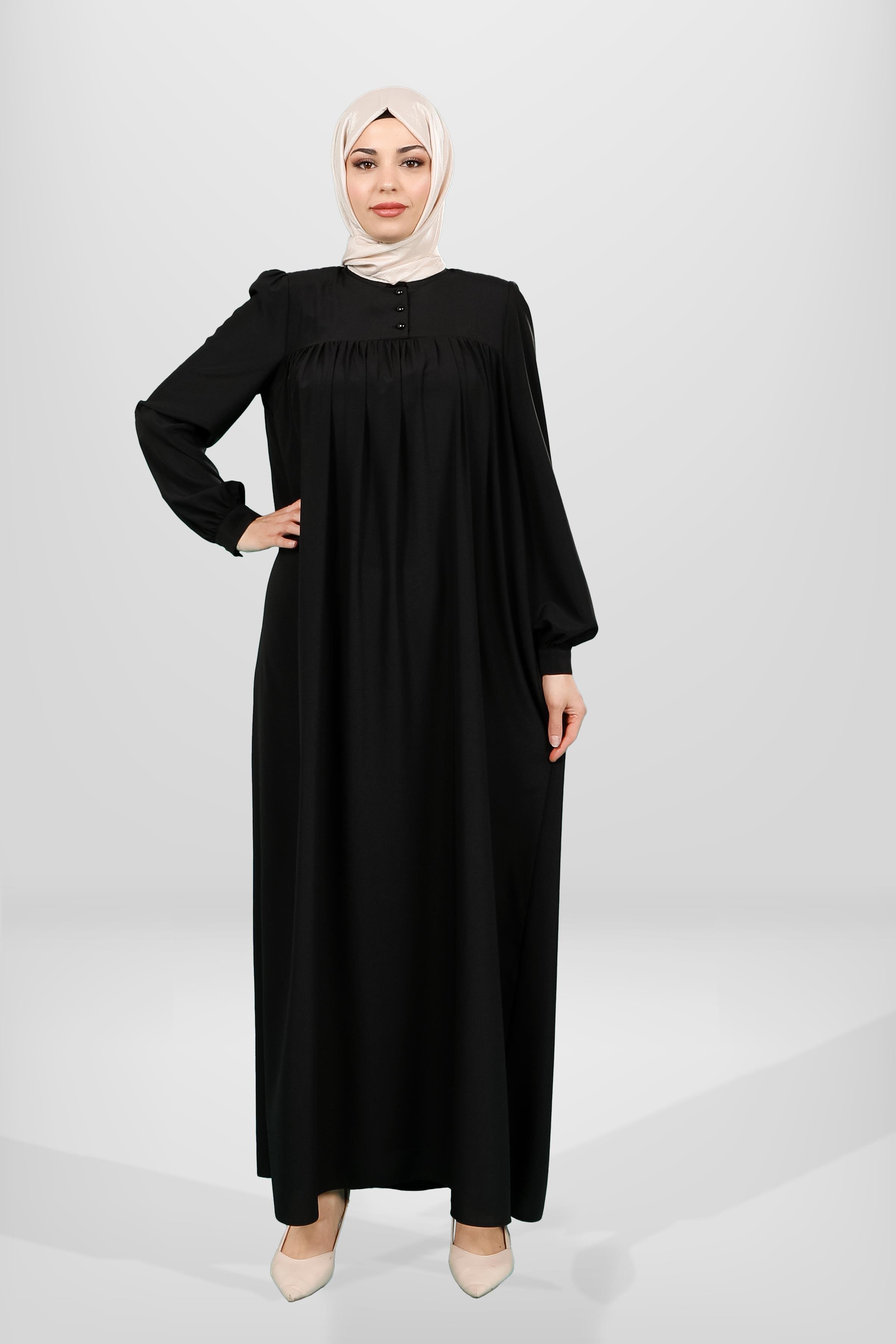 Beyza-5616 ELBİSE SİYAH