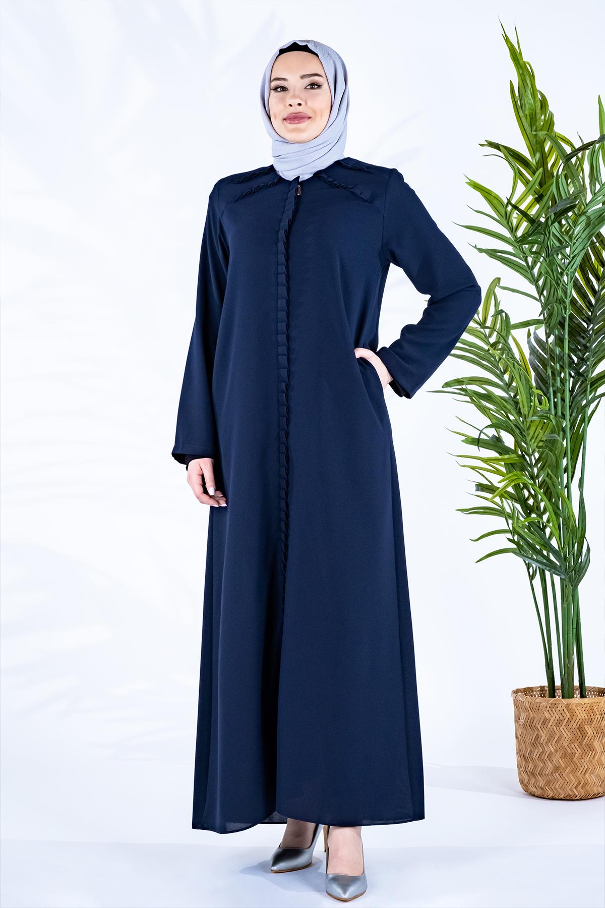 Markasız-ARHAVİ FERACE LACİVERT PETEK