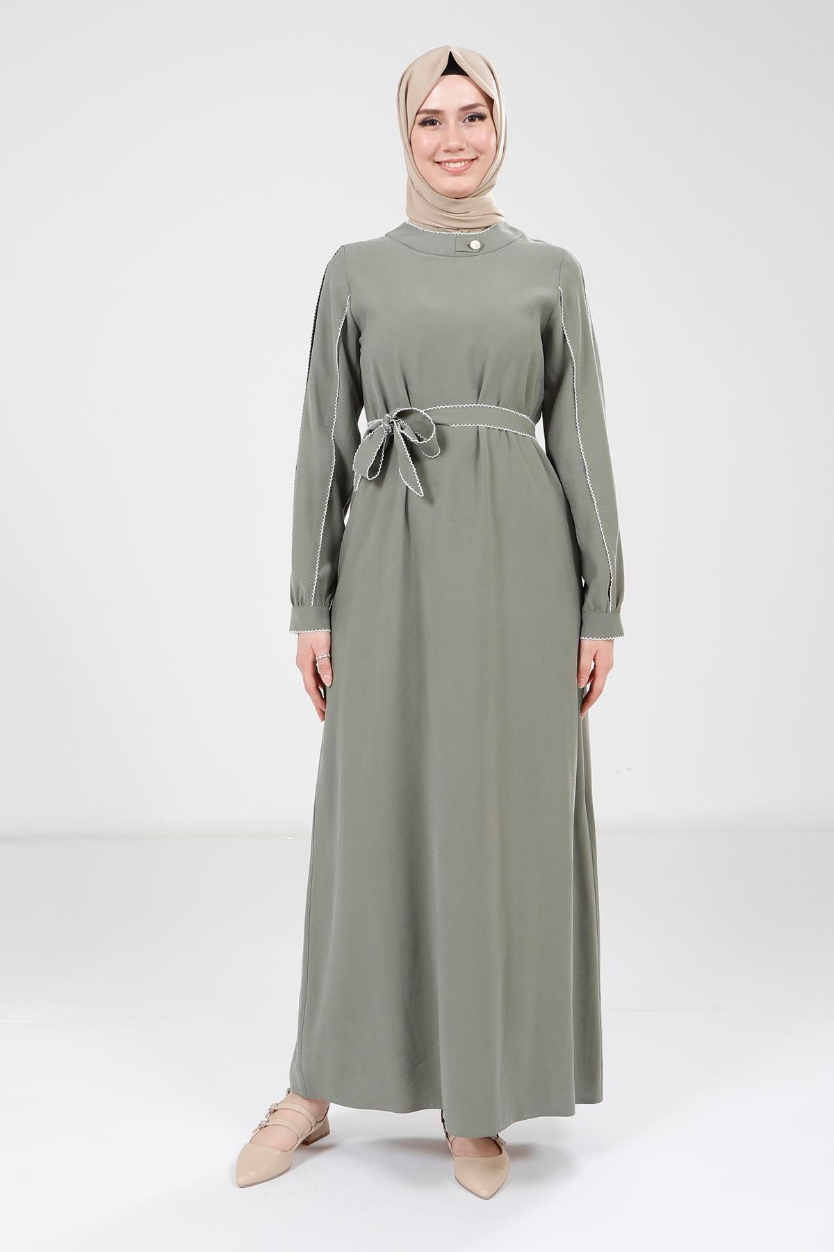 Beyza-9383 ELBİSE BİYELİ HAKİ