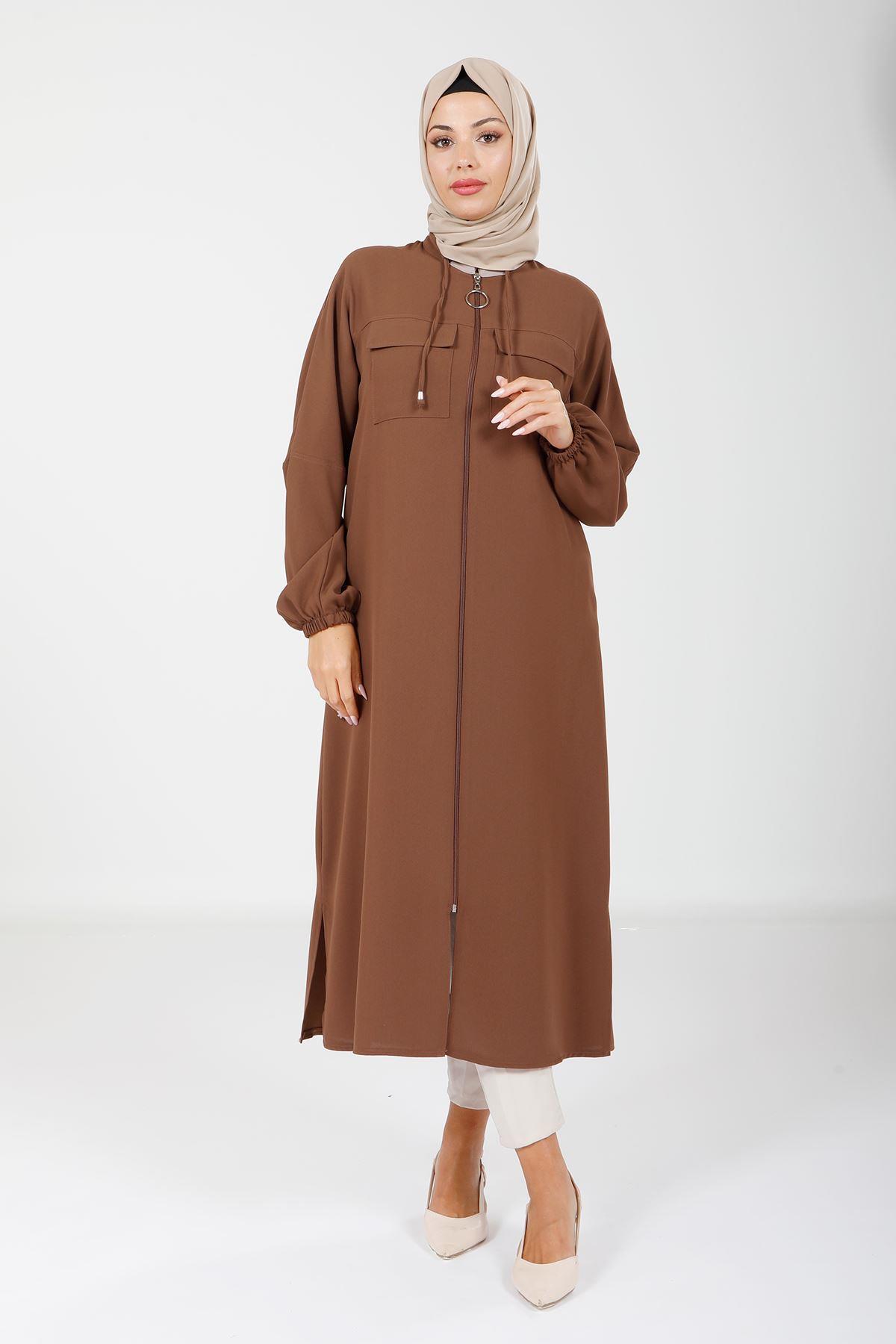 Beyza-4122 GİYÇIK SAFARİ MOCCA