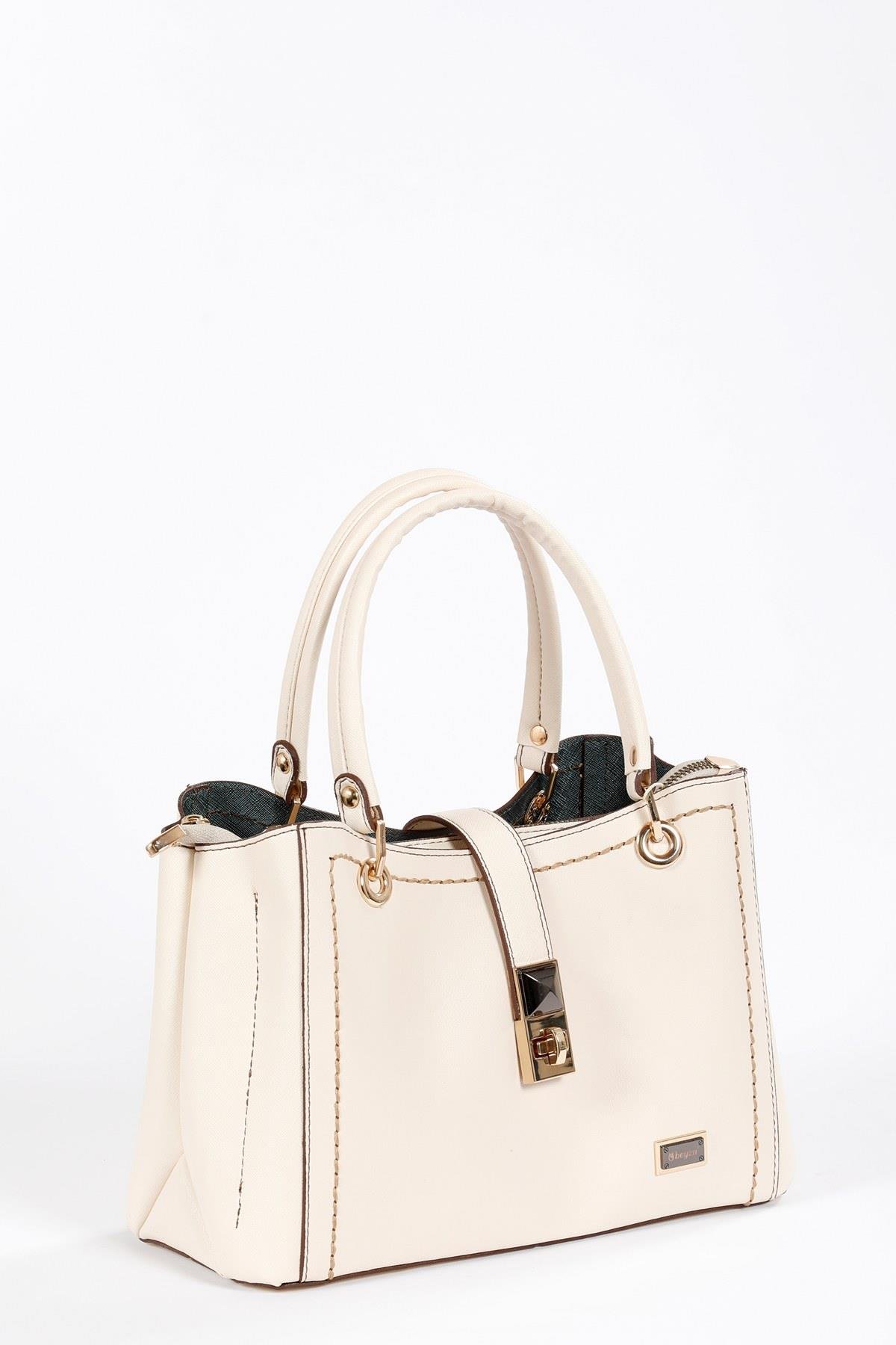 Beyza-BEYZA ÇANTA 18208 BEJ