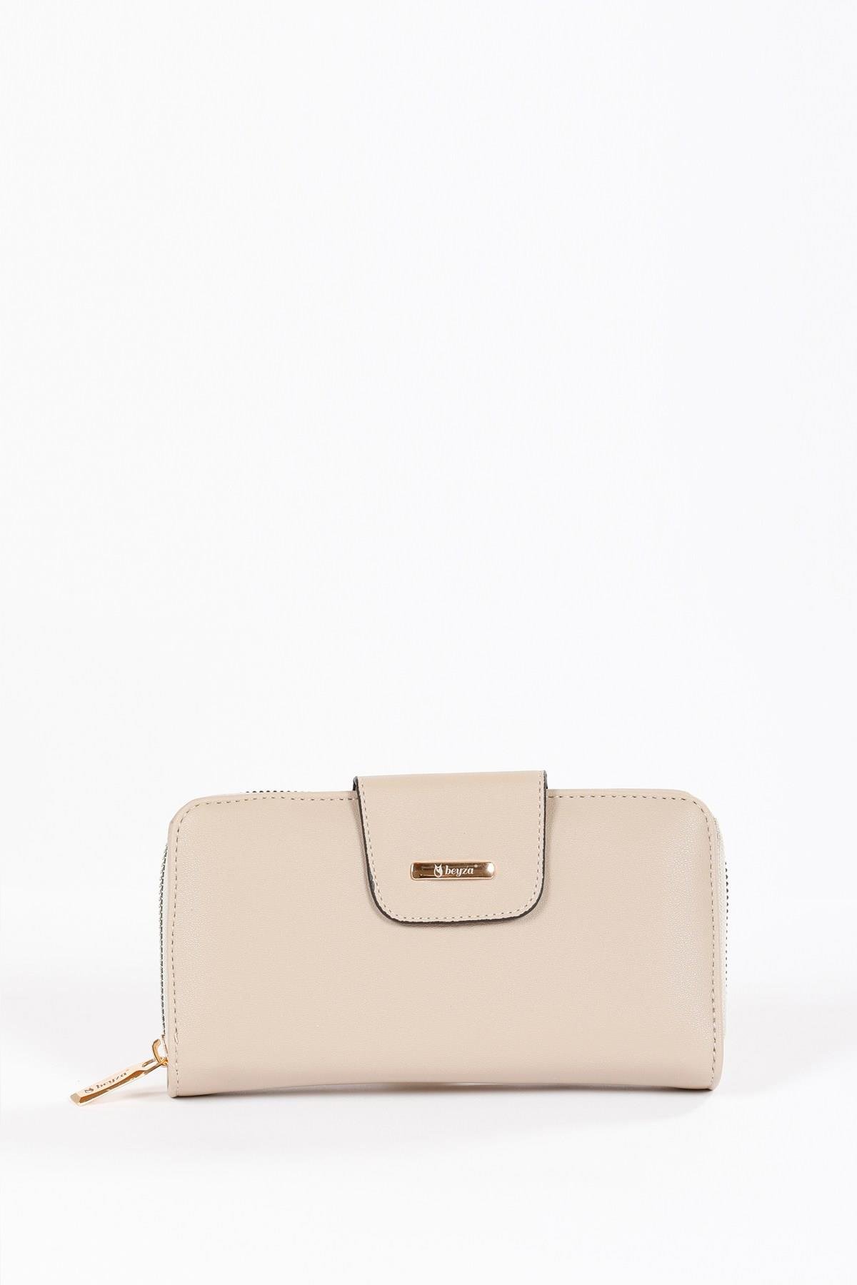 Beyza-BEYZA EL ÇANTASI B120 KOYU BEJ