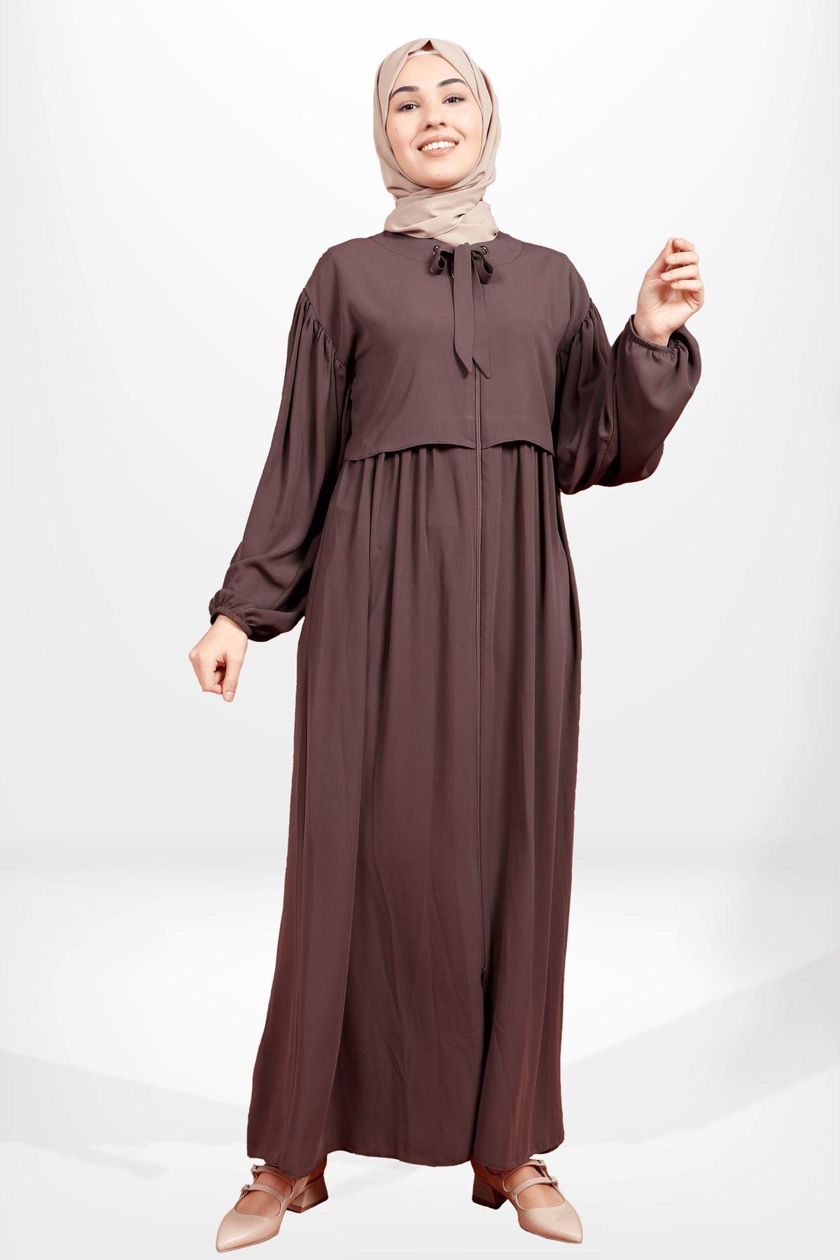 3918 FERACE BOLEROLU KAHVE