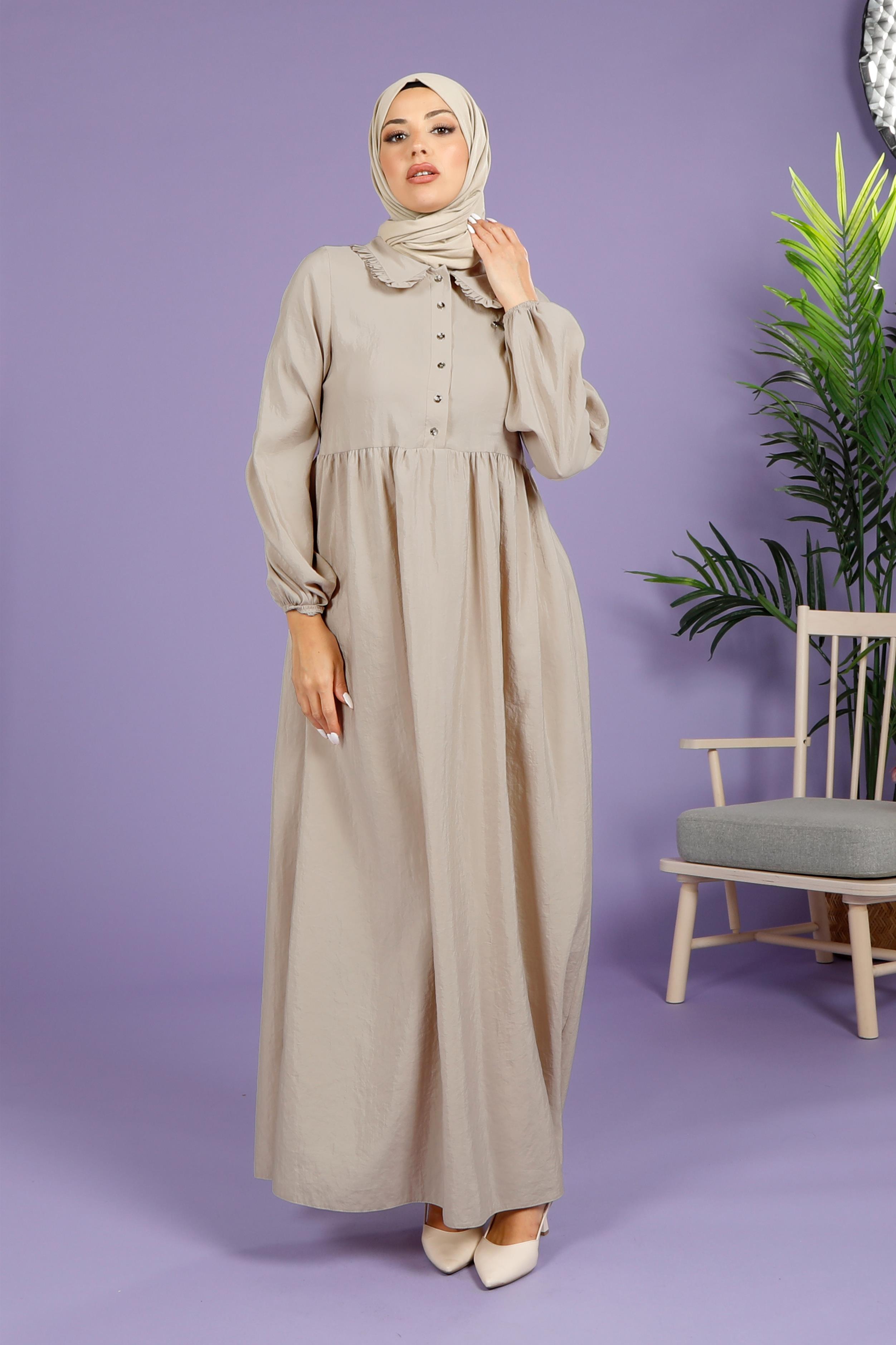 Beyza-GÖMLEK ELBİSE TAŞ