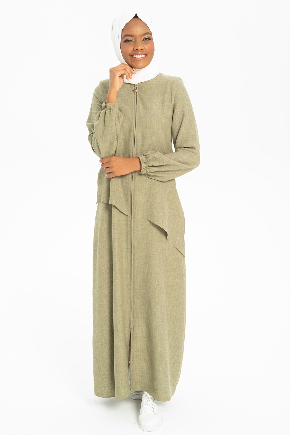 Beyza-Sade Spor Haki Ferace 3517