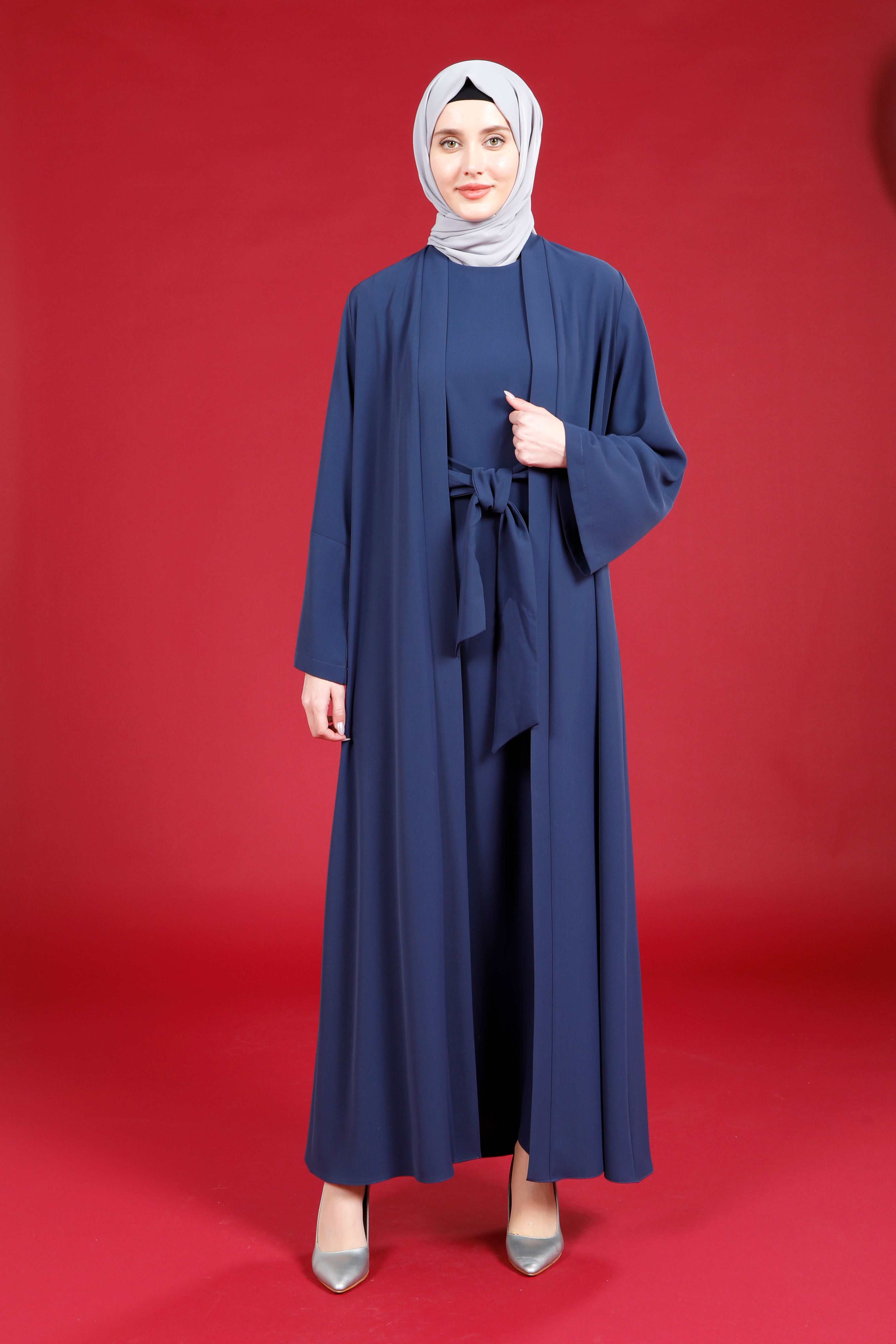 Markasız-SEDRA ABAYA LACİVERT