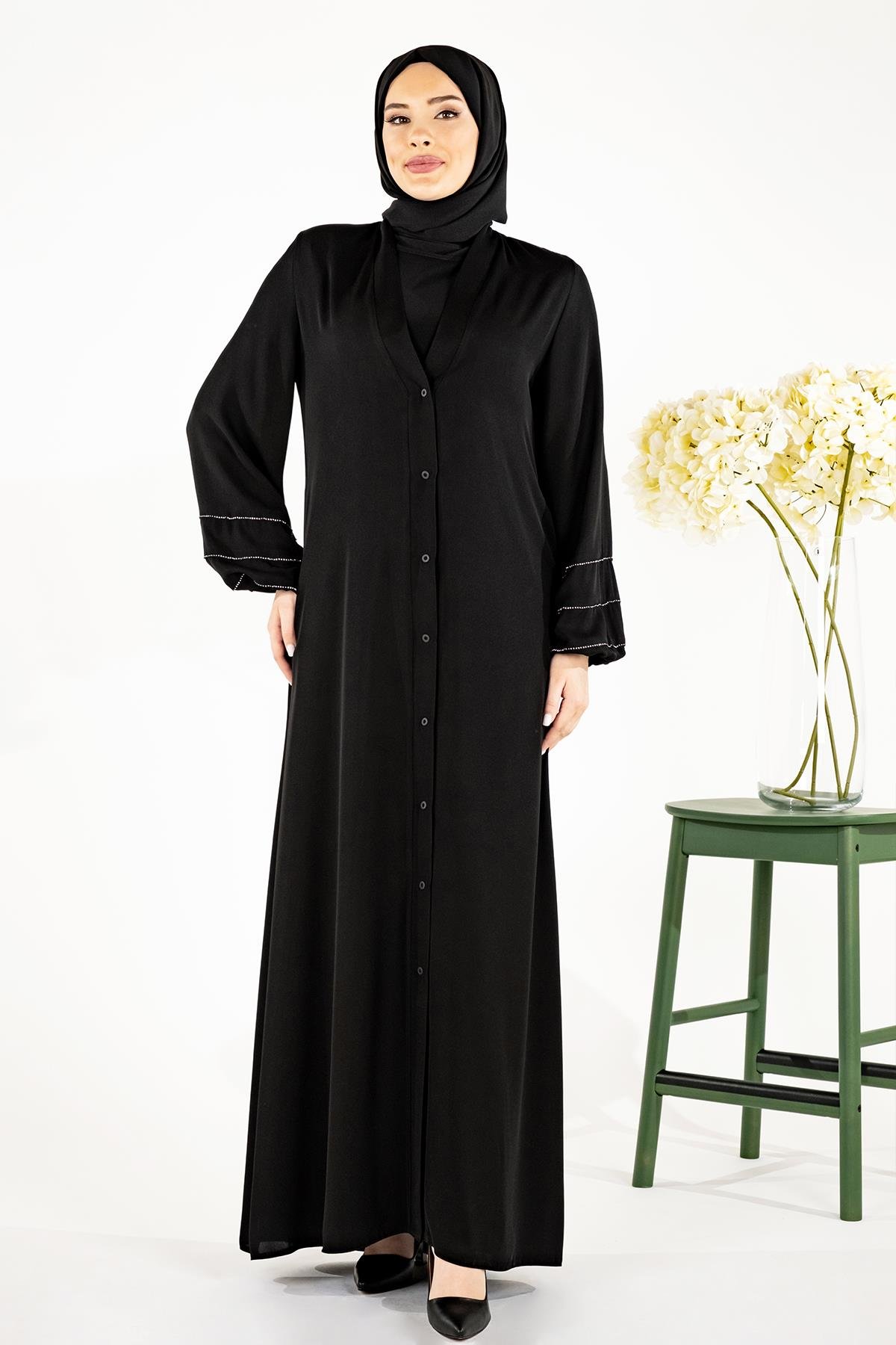 Beyza-ZİŞAN ABAYA SİYAH