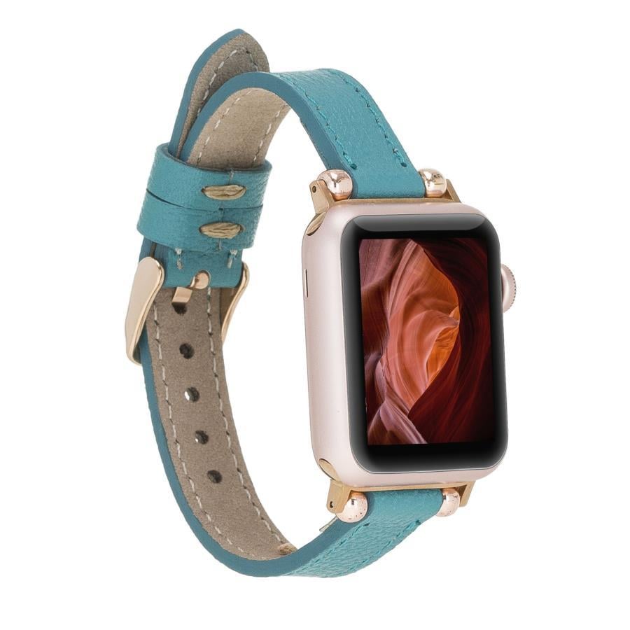 Akıllı Saatler Apple Watch Uyumlu Deri Kordon 38-40-41mm Ferro CP05 Satın Al