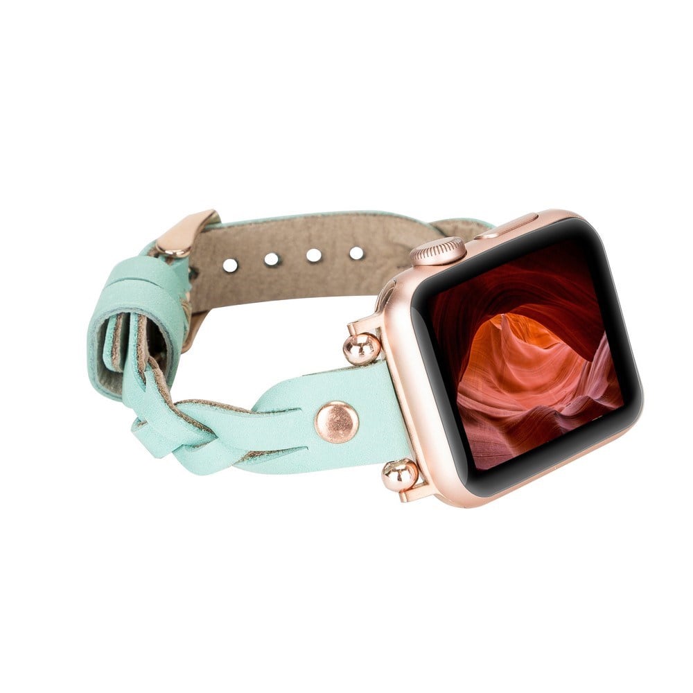 Akıllı Saatler Apple Watch Uyumlu Deri Kordon Wanda 38-40-41mm RT BRN7 Satın Al