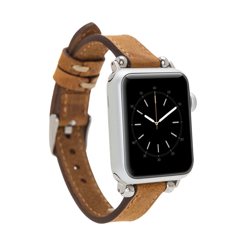 Akıllı Saatler Apple Watch Uyumlu Deri Kordon 38-40-41mm Ferro G19 Satın Al