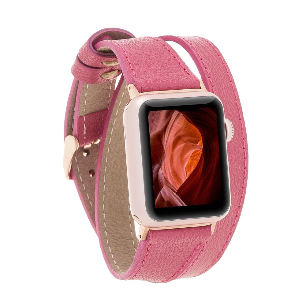 Akıllı Saatler Apple Watch Uyumlu Deri Kordon 42-44-45mm DT CP4 Satın Al