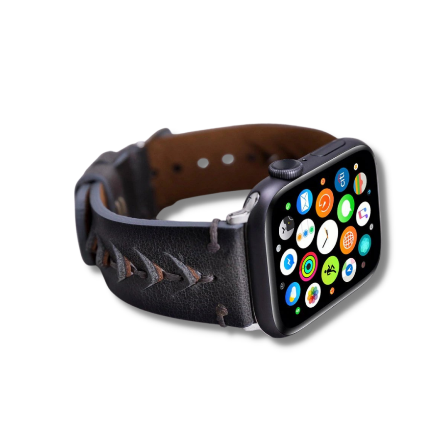 Akıllı Saatler Apple Watch Uyumlu Deri Kordon 42-44-45mm Boras VS4EF Satın Al
