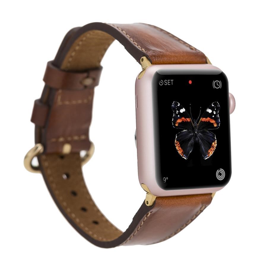 Akıllı Saatler Apple Watch Uyumlu Deri Kordon 38-40-41mm ROM RST2EF Satın Al