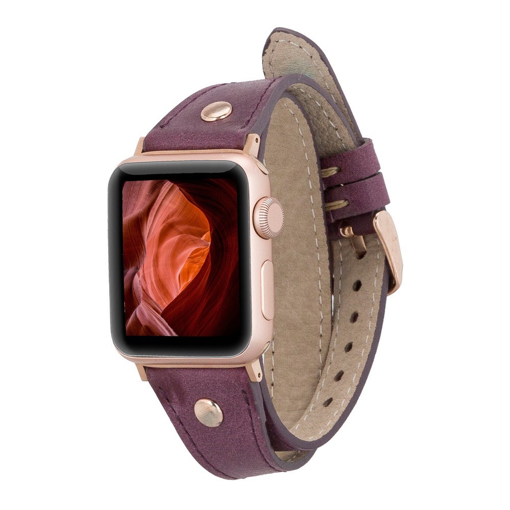 Akıllı Saatler Apple Watch Uyumlu Deri Kordon 38-40-41mm DT Slim CZ7 Satın Al