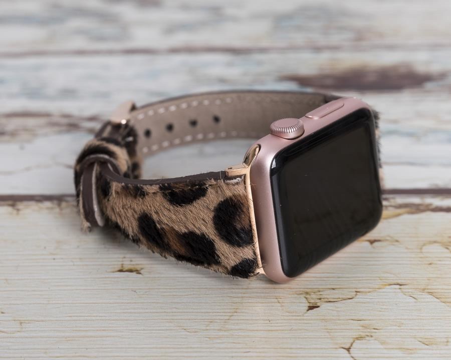 Akıllı Saatler Apple Watch Uyumlu Deri Kordon 42-44-45mm Slim LE01N Satın Al