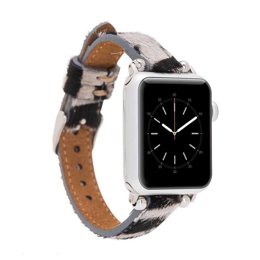 Akıllı Saatler Apple Watch Uyumlu Deri Kordon 38-40-41mm Ferro ZE01N Satın Al