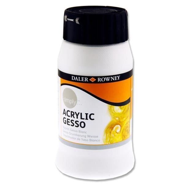 Akrilik Boyalar Daler Rowney Simply Akrilik Gesso Primer Beyaz 500ml Satın Al