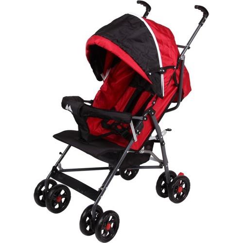 Bebek Arabası ve Pusetler Aldeba 3018 Tam Yatar 3 Kademeli Bebek Arabası Kırmızı Satın Al