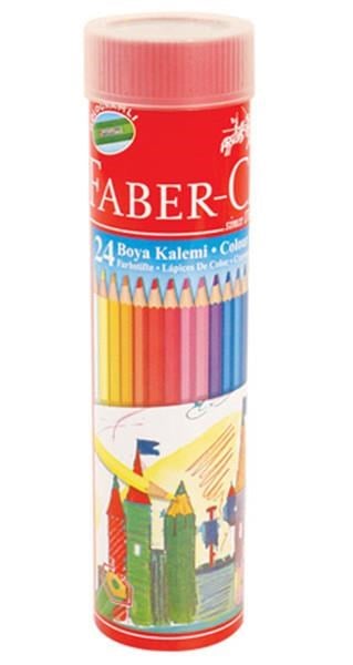 Boya ve Resim Kalemleri Faber Castell Kuru Boya Metal Tüp Kalemtıraş Hediyeli 24 Renk Satın Al