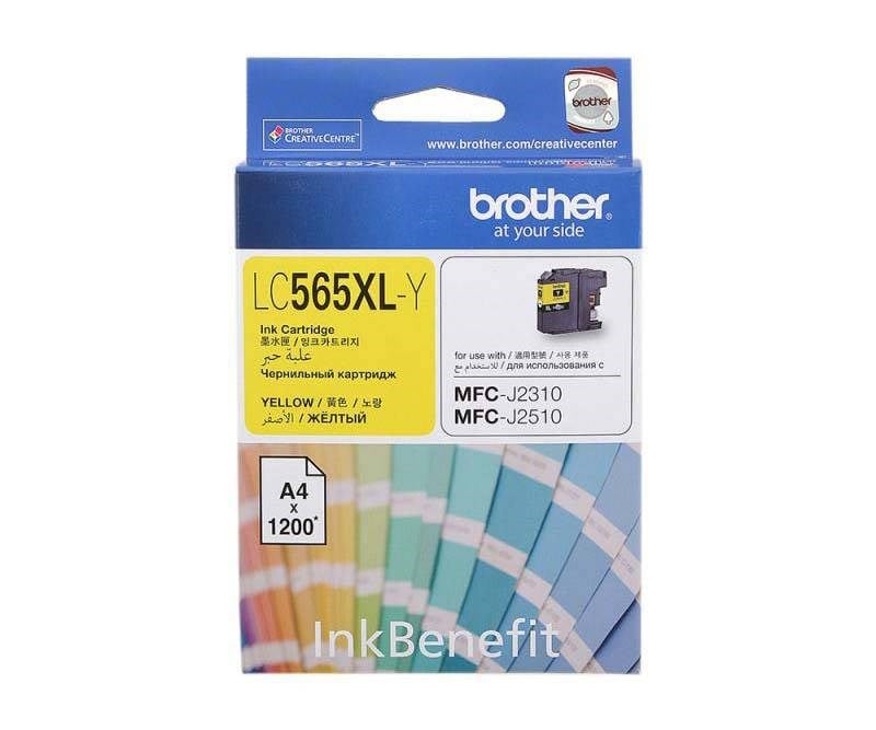 Brother Kartuş Brother LC565XLY Yellow Sarı 1.200 Sayfa Kartuş MFC-J3520-J3720 Satın Al