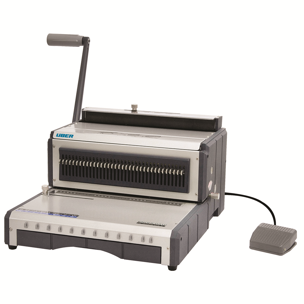Ciltleme Makineleri UBER D310 ELEKTRİKLİ TEL SPİRAL(3:1) CİLT MAKİNESİ Satın Al