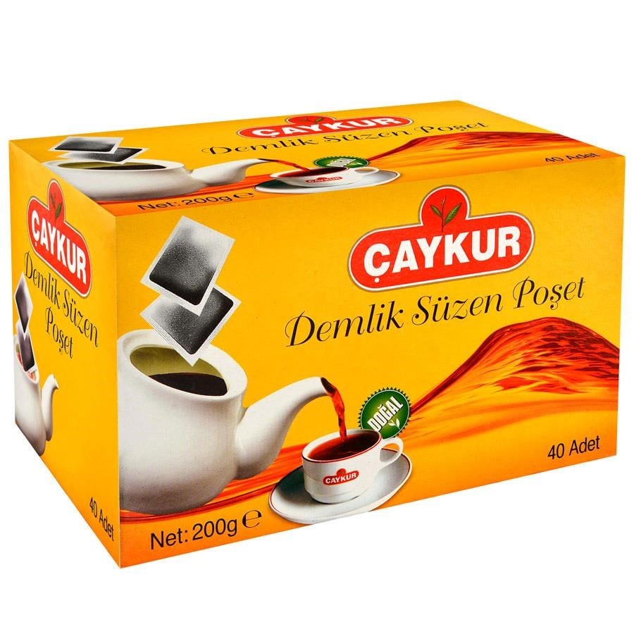 Demlik Poşet Çaylar Çaykur Demlik Poşet Çay Süzen 40'lı Satın Al