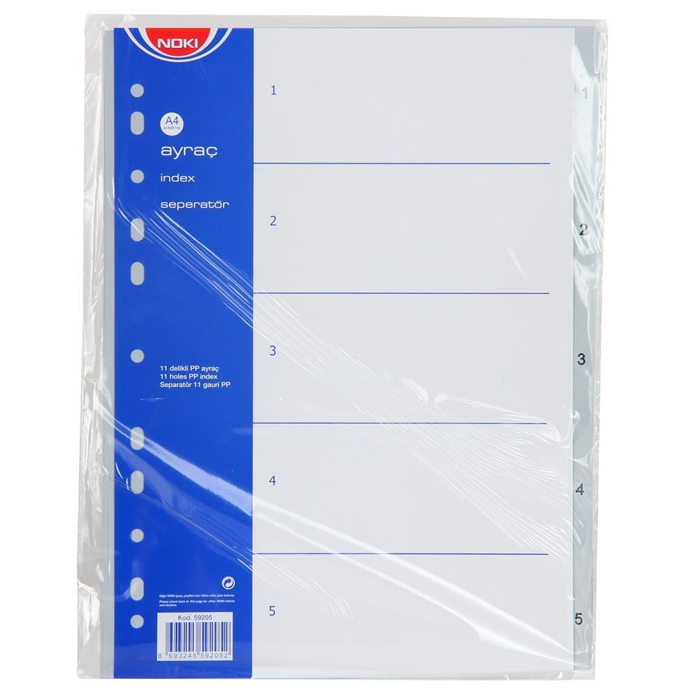 Dosya Ayracı Noki 59205 Ayraç A4 1-5 Rakam Satın Al