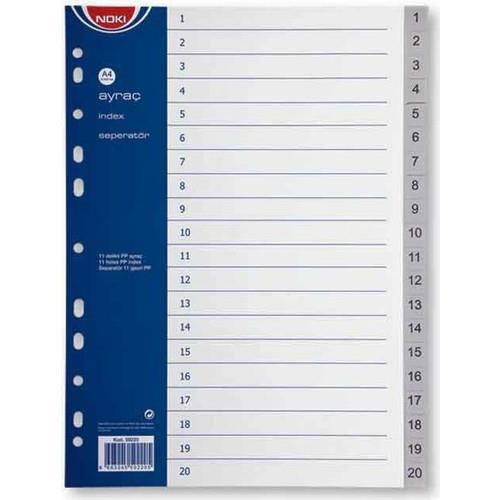 Dosya Ayracı Noki 59220 Ayraç A4 1-20 Rakam Satın Al
