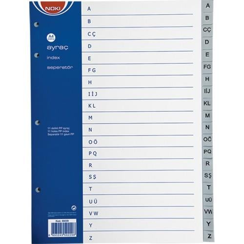 Dosya Ayracı Noki 59229 Ayraç A4 A-Z Alfabetik Satın Al