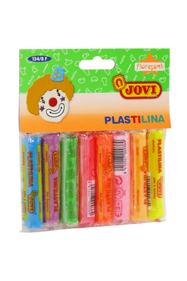 Eğitici Oyuncaklar JOVI 134/8F 15GR KURUMAYAN OYUN HAMURU FOSFORLU 8 RENK - BLİSTER Satın Al