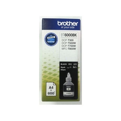 Epson Kartuş Brother BT6000BK Black Siyah 6.000 Sayfa Şişe Mürekkep DCP-T300-T500-T700 MFC-T800 Satın Al