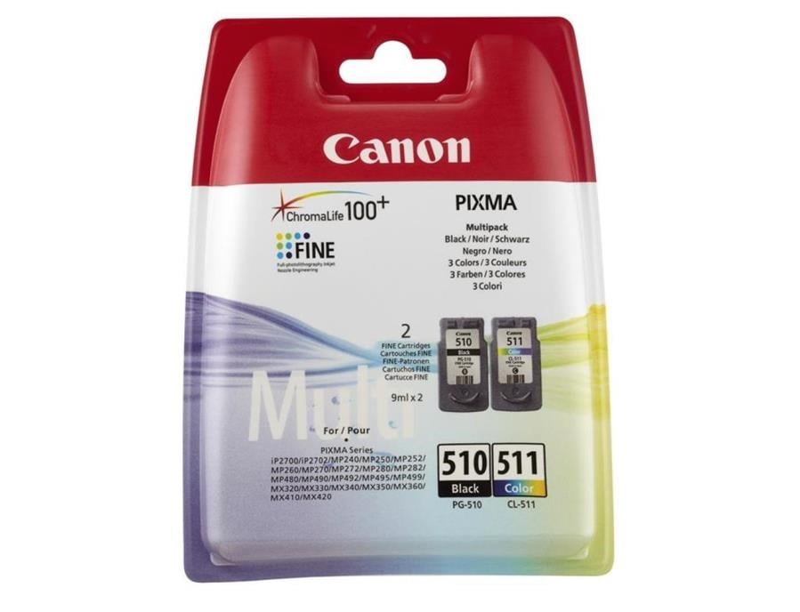 Epson Kartuş Canon PG-510 CL-511 Photo Value Kağıt Hediyeli 2 li Mürekkep Kartuş Satın Al