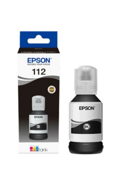 Epson Kartuş Epson 112  Black Siyah Şişe Mürekkep C13T06C14A Satın Al