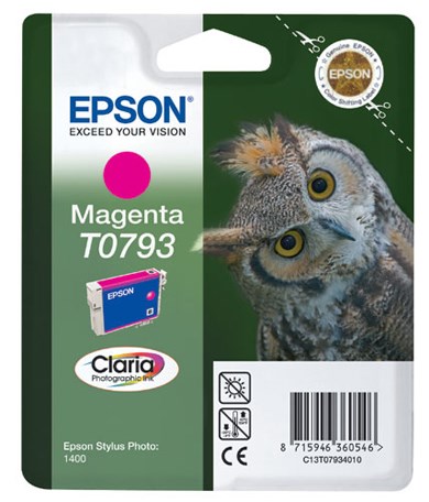 Epson Kartuş EPSON T079340  Styls Photo 1400-P50 MAGENTA KARTUŞ Satın Al