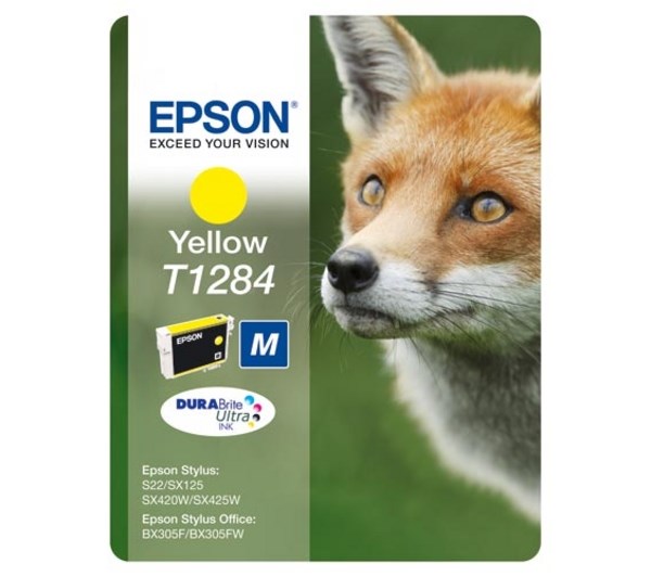 Epson Kartuş Epson T1284 Sarı Kartuş Stylus Bx305F-Sx125-Sx425-S22 Satın Al