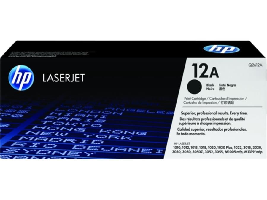 Epson Kartuş HP 12A Black Siyah 2.000 Sayfa Toner Q2612A Satın Al