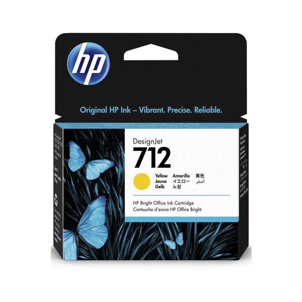 Epson Kartuş HP 712 Yellow Sarı 29ML Plotter Kartuşu 3ED69A Satın Al