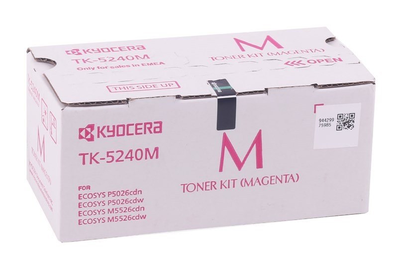 Epson Kartuş Kyocera TK-5240M Magenta Kırmızı Orjinal Fotokopi Toneri Ecosys M5526cdn-5526cdw P5026cdn-5026cdw 3. Satın Al