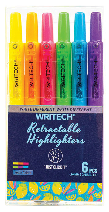 Fosforlu Kalemler WRITECH W-805S BASMALI FOSFORLU KALEM NEON 6 RENK - 6'LI Satın Al