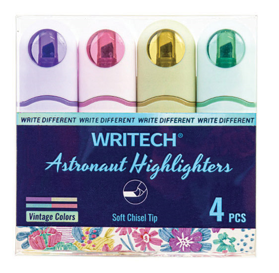 Fosforlu Kalemler WRITECH W-8154 ASTRONOT FOSFORLU KALEM NEON 4 RENK - 4'LÜ Satın Al