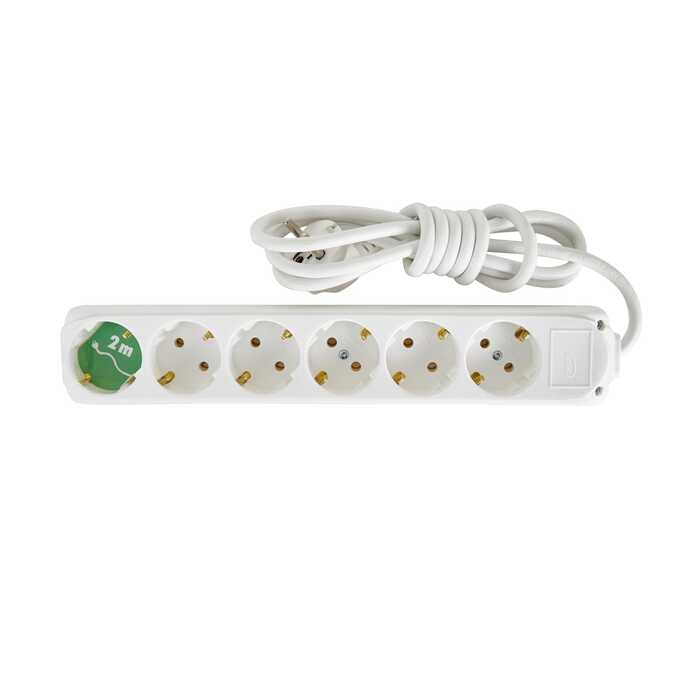 Grup Priz ve Uzatma Kabloları Almera 6'lı Topraklı Priz 2 Mt. Satın Al