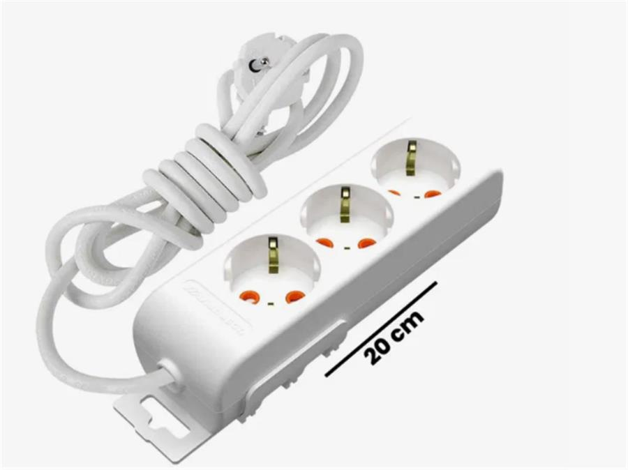 Grup Priz ve Uzatma Kabloları Mutlusan Rı-Tech 3lü 1mt Topraklı  Grup Priz  (001 175 310002 01 00) Satın Al