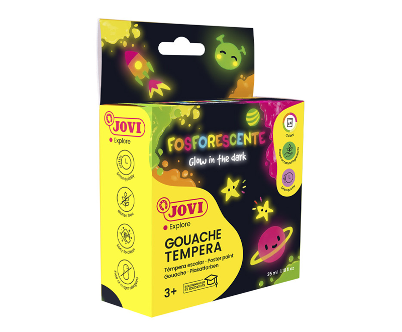 Guaj Boyalar JOVI 504 FOSFORLU GUAJ BOYA 35ML X 4 RENK Satın Al