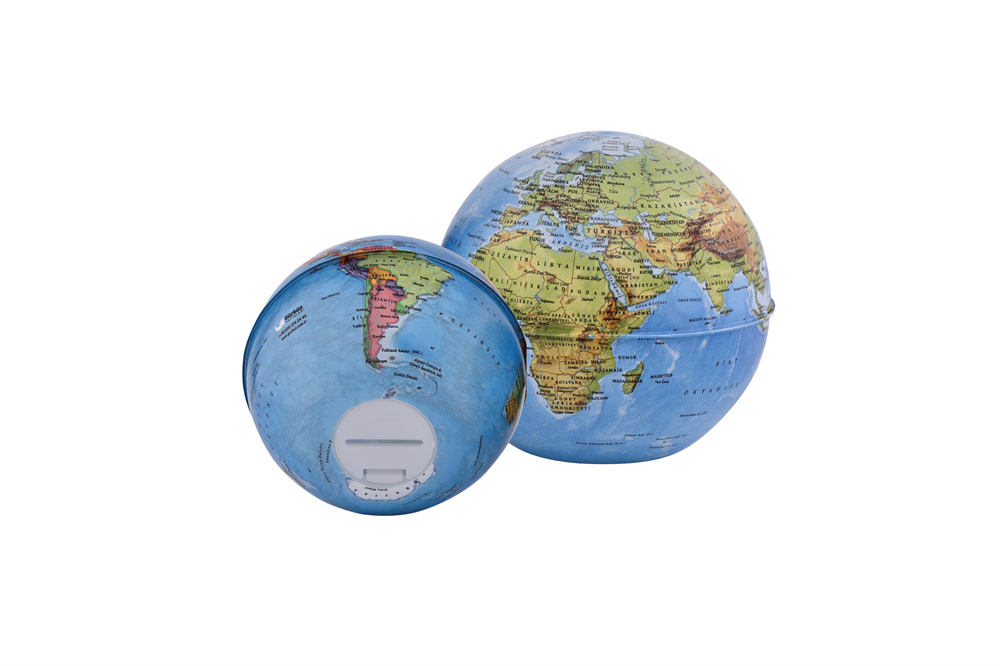 Gürbüz GLOBE BANK FİZİKİ KÜRE  10CM