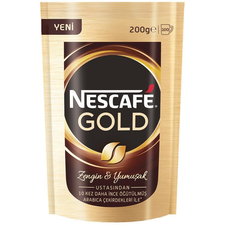 Hazır Kahveler Nescafe Gold Kahve Poşet 200 gr Satın Al