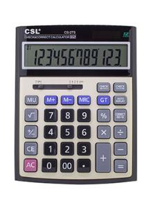 Hesap Makineleri CSL CS-2TS 12 Hane Masa Tipi İşlem Kontrollü Hesap Makinesi Satın Al