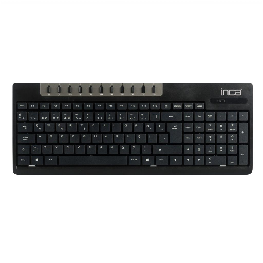 INCA IWS-589  Wireless Multimedia Super Cosy Klavye & Mouse Set