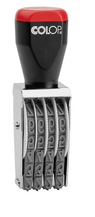 Istampa Kaşe ve Mürekkepleri COLOP 012004 BANDLI NUMARATÖR - 12MM/4 HANELİ Satın Al