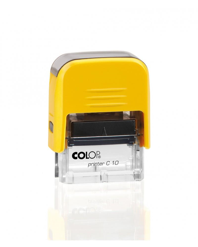 Istampa Kaşe ve Mürekkepleri COLOP PRINTER C10 SARI KASA SİYAH KEÇE - 10X27MM Satın Al
